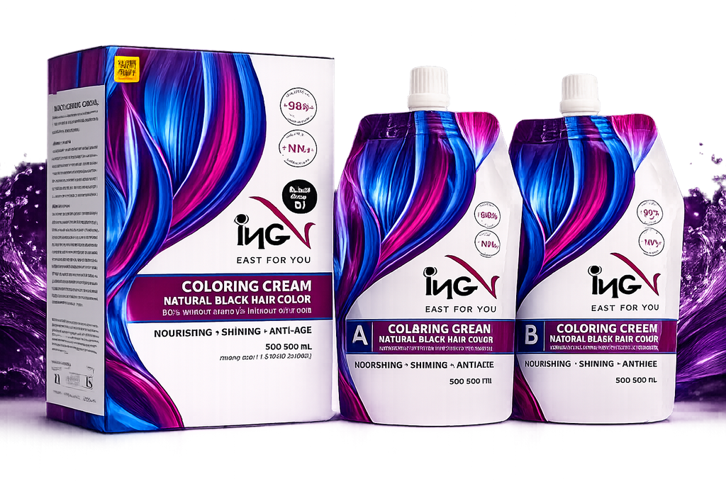 ING Professional Natural Black Hair Color Cream